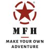 Pouta MFH DELUXE Double Lock černěné