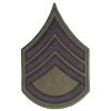 Nášivka hodnost US - štábní seržant bojová VELCRO