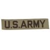 Nášivka U.S. ARMY plátek desert  tištěná
