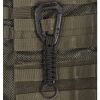 Paracord karabina na klíče MOLLE Černý