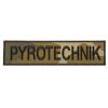 Nášivka Pyrotechnik plátek vz.95 VELCRO