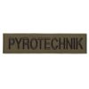 Nášivka Pyrotechnik plátek  bojová
