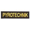 Nášivka Pyrotechnik plátek barevná VELCRO