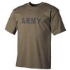 Triko s potiskem oliv  ARMY