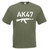 Triko s potiskem AK-47 white