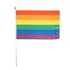 Vlajka duhová LGBT malá 30x45cm
