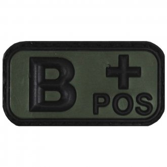 Nášivka 3D PVC B+ POS bojová