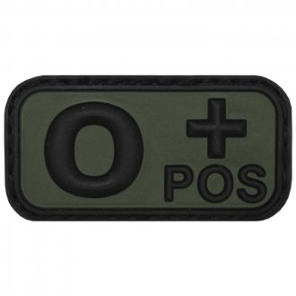 Nášivka 3D PVC 0+ POS bojová