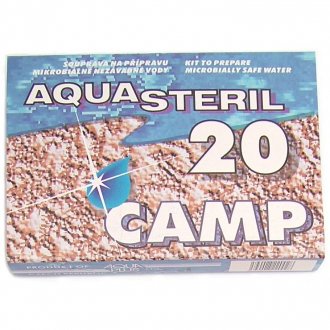 Desinfikace vody  AQUASTERIL CAMP