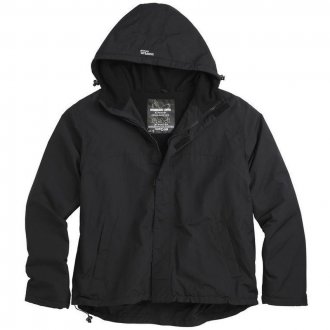 Bunda windbreaker zipper černá