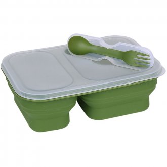 Svačinový lunch BOX skládací silikon