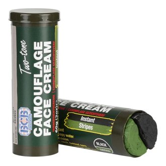 Maskovací krém BCB Two Tone černá-zelená 60gr