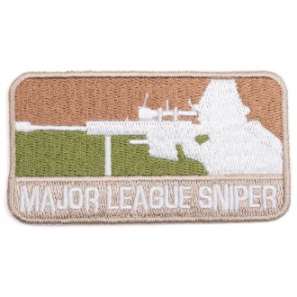 Nášivka MAJOR LEAGUE SNIPER písková