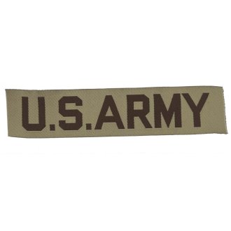 Nášivka U.S. ARMY plátek desert  tištěná