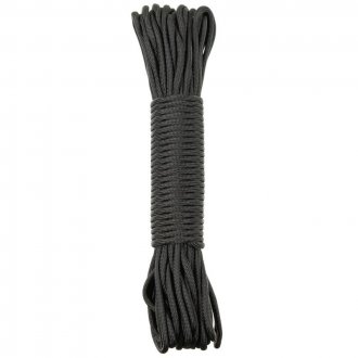 Parachute cord MFH černý