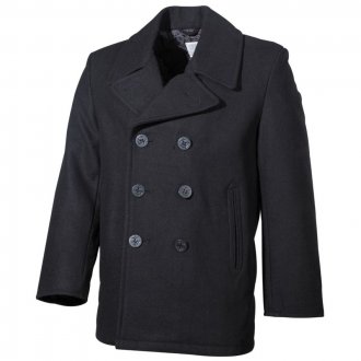 Kabát US PEA COAT černý