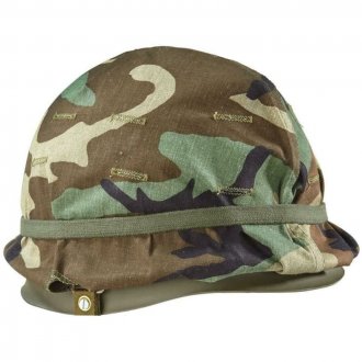 Povlak na US přilbu Woodland nový