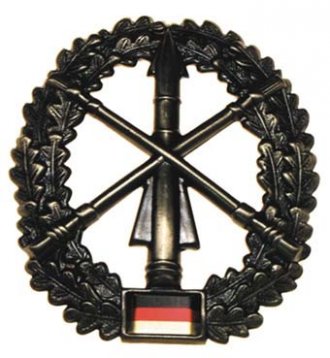 Odznak rozlišovací BW velký  Pozemní letecká obr.