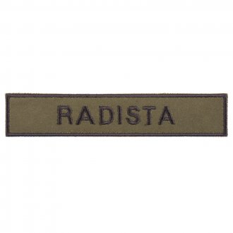 Nášivka funkce  RADISTA