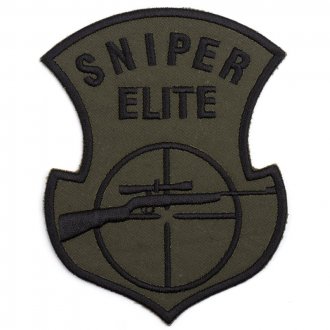 Nášivka Sniper elite puška  bojová