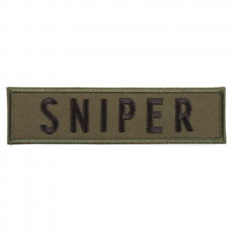 Nášivka SNIPER plátek  bojová