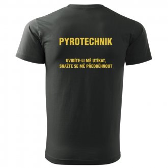 Triko s potiskem  PYROTECHNIK