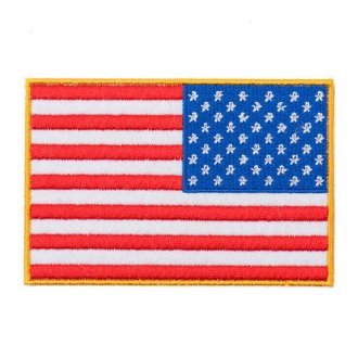 Nášivka - vlajka USA barevná - pravá
