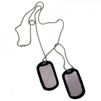 ID známka US dog tags Stříbrná