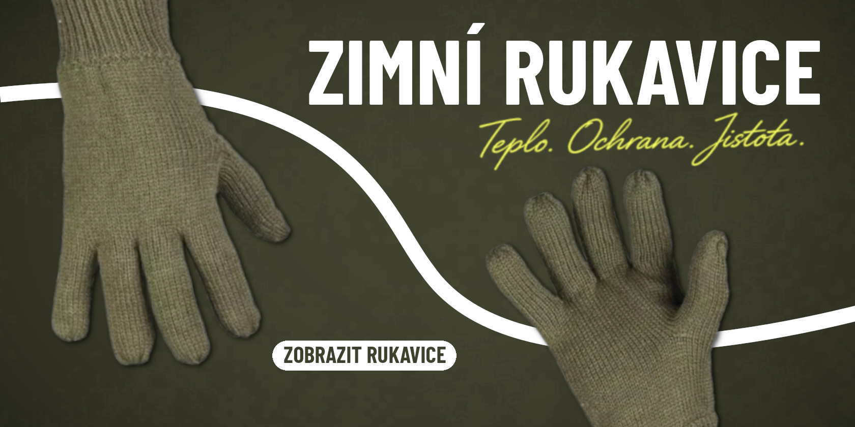 Zimní rukavice carousel